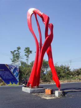 hj1730 不銹鋼雕塑—舞_青島國際服裝城不銹鋼雕塑、石雕、玻璃鋼雕塑_濱州宏景雕塑有限公司